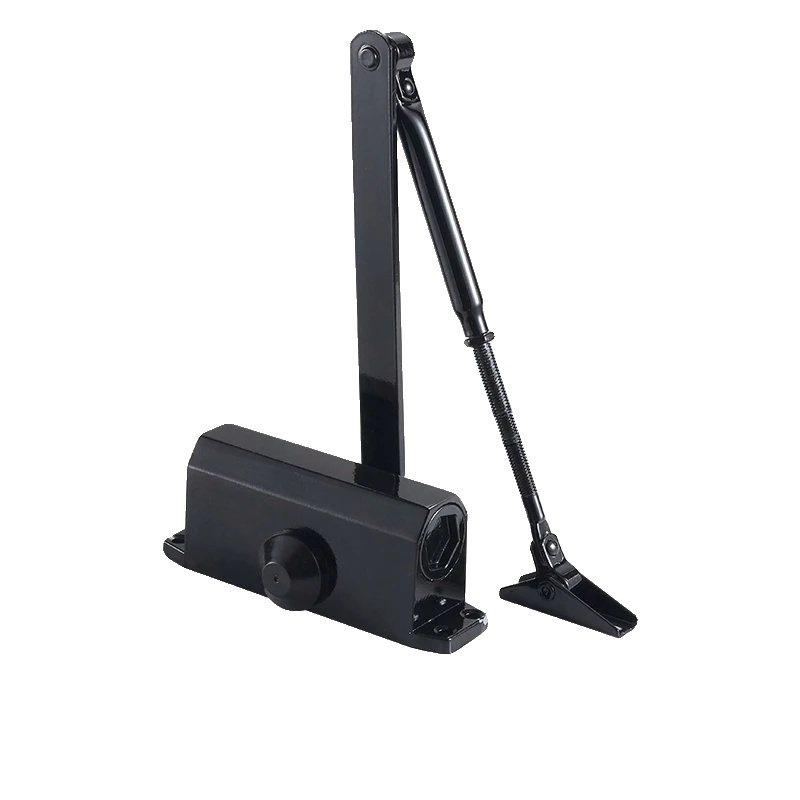 Türschließer, Hydraulisch Verstellbar, 80 Kg Tragfähigkeit, Schwarz S