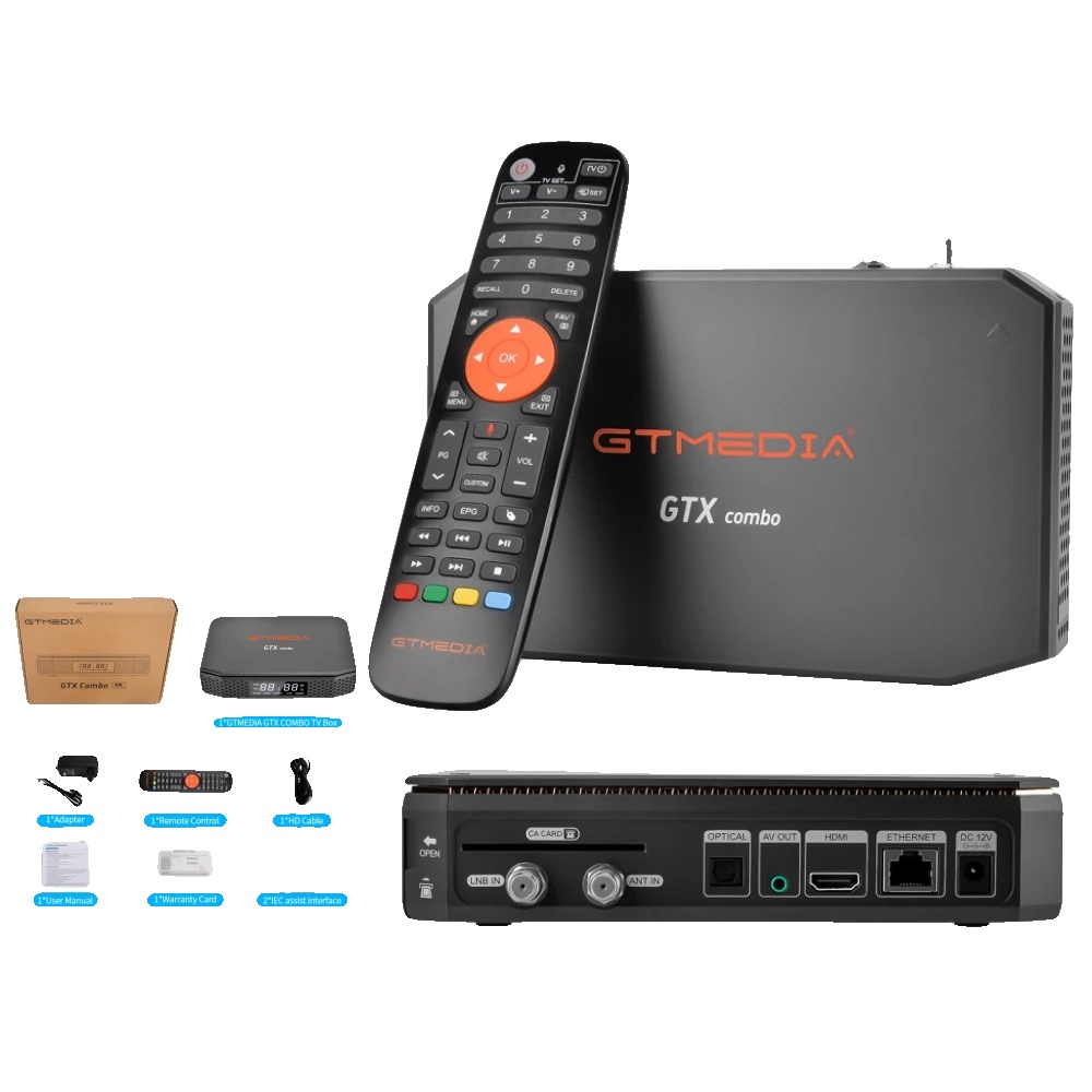 Set-top-box, 4k/8k Unterstützung, Android 9.0 System, Gtx Kombi, 100v-240v Eu Stecker Typ C