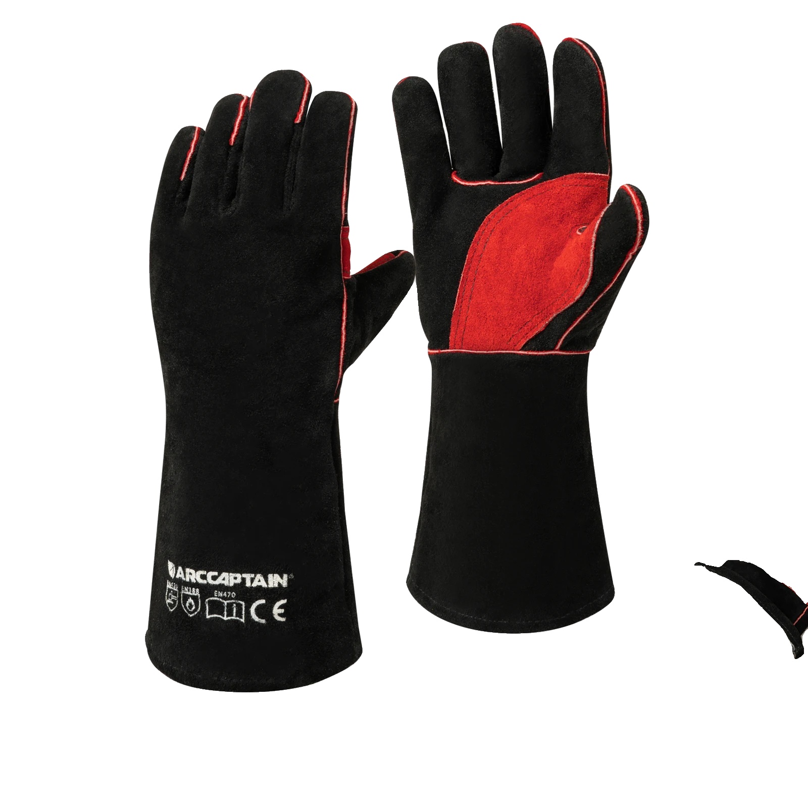 Schweißhandschuhe, Hitzebeständig, Langlebige Konstruktion, 7,5 Zoll X 16 Zoll, 2mm