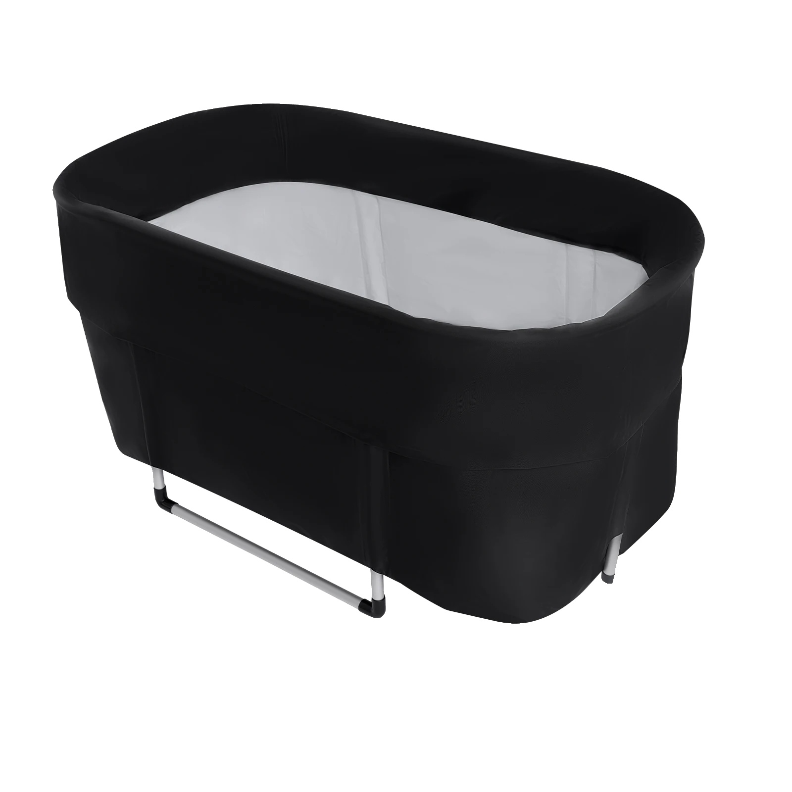 Tragbare Badewanne, Faltbares Design, Isolationsmerkmale, Schwarz