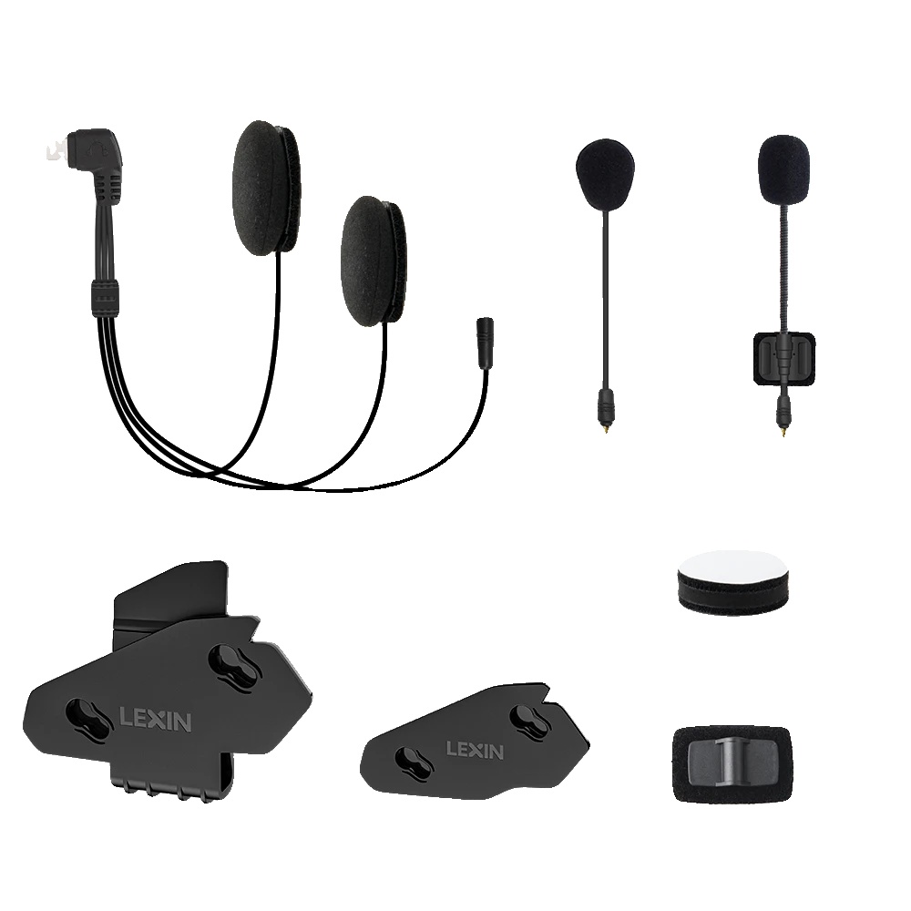 Intercom-headset, Bequeme Passform, Klare Audioübertragung, Headset N Clip