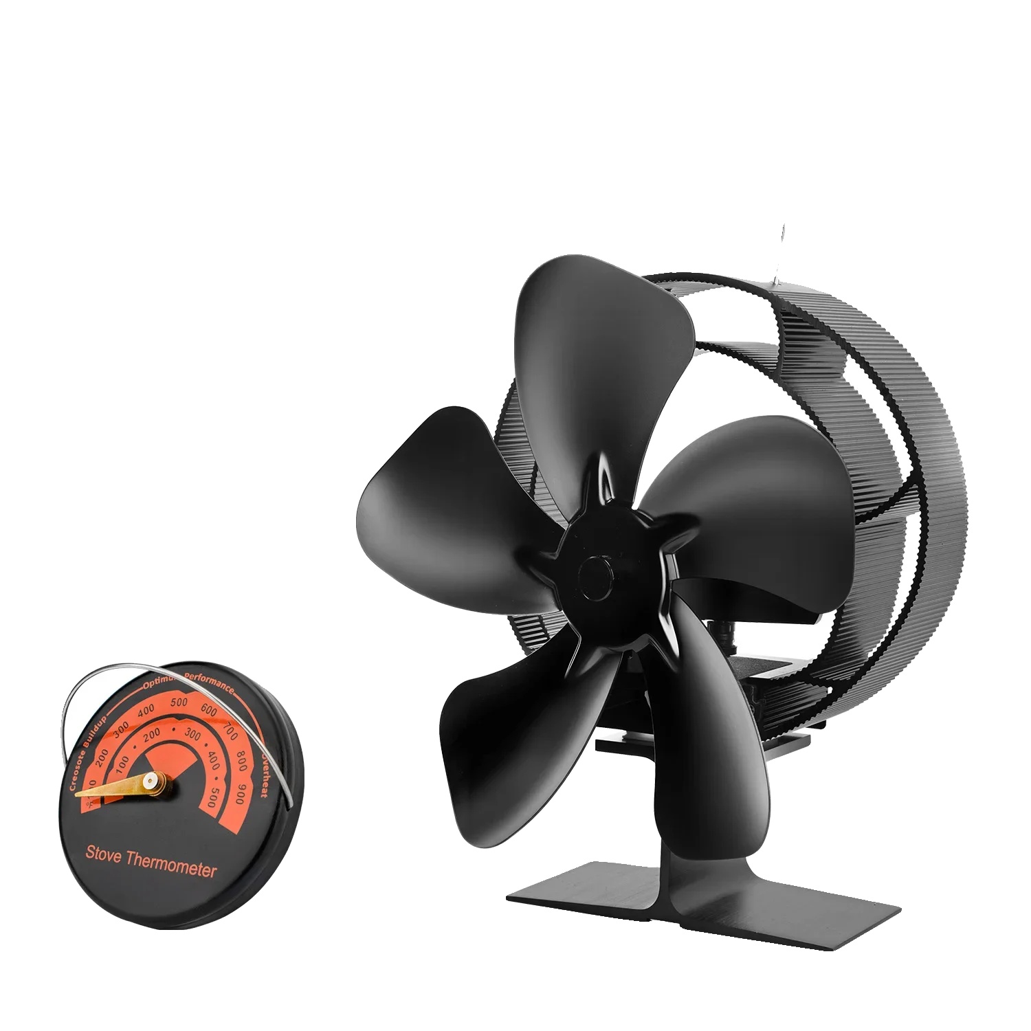 Ofenventilator, 5 Blätter, Umweltfreundlicher Betrieb, 5 Klingen