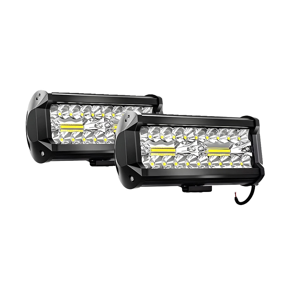 Lichtleiste, 50000 Lumen, Wasserdichtes Design, 2pcs 7inch