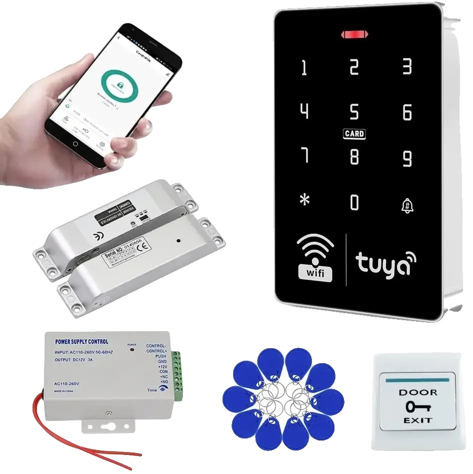 Zugangskontrollsystem, Wasserdichtes Design, Mobile App-verwaltung, Kit2 (bolzenverschluss)
