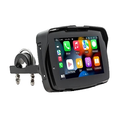 Motorrad-navigations-gps, Wasserdichtes Design, Drahtlose Konnektivität, Schwarz