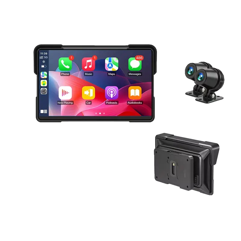 Carplay, Motorrad Radio, Gps Navigation, Bluetooth Verbindung, 7" Carplay, Keine