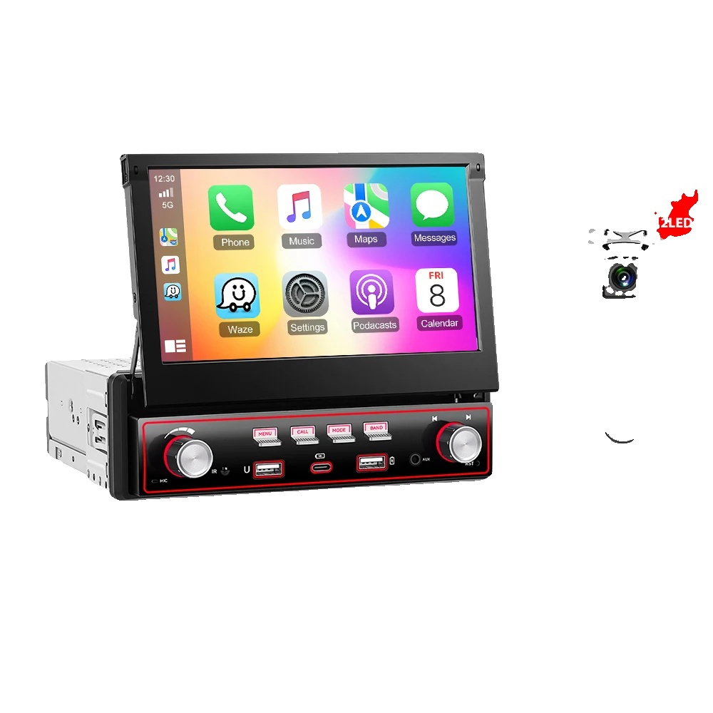 Carplay, Kabellose Konnektivität, Mit 12 Led Mic