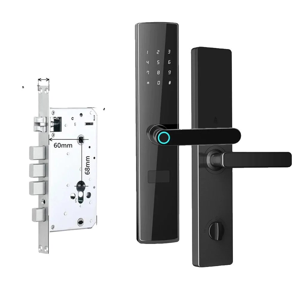 Smart Lock, Mehrere Entsperrmöglichkeiten, Verbesserte Sicherheitsfunktionen, 24 240 Mortise, Wifi Ttlock-c