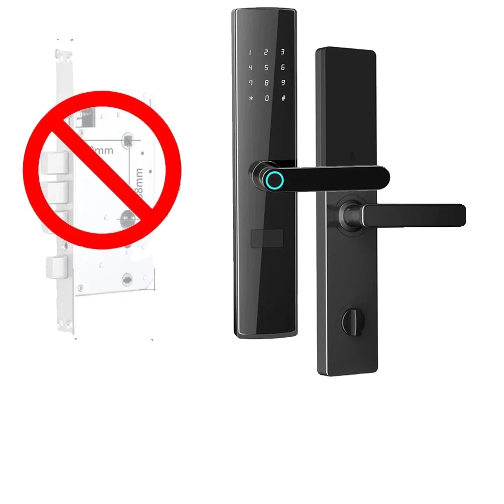 Smart Lock, Mehrere Entsperrmöglichkeiten, Verbesserte Sicherheitsfunktionen, Keine Mortise, Wifi Ttlock-a