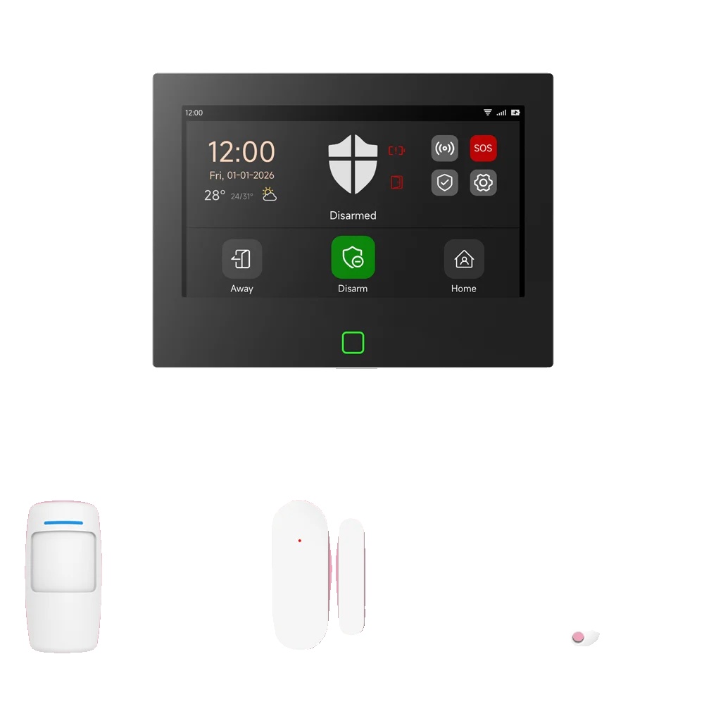 Intelligentes Sicherheitssystem, 7 Zoll Hd-touchscreen, Kabellose Funktionalität, H700-b-set-11kit, Eu-stecker