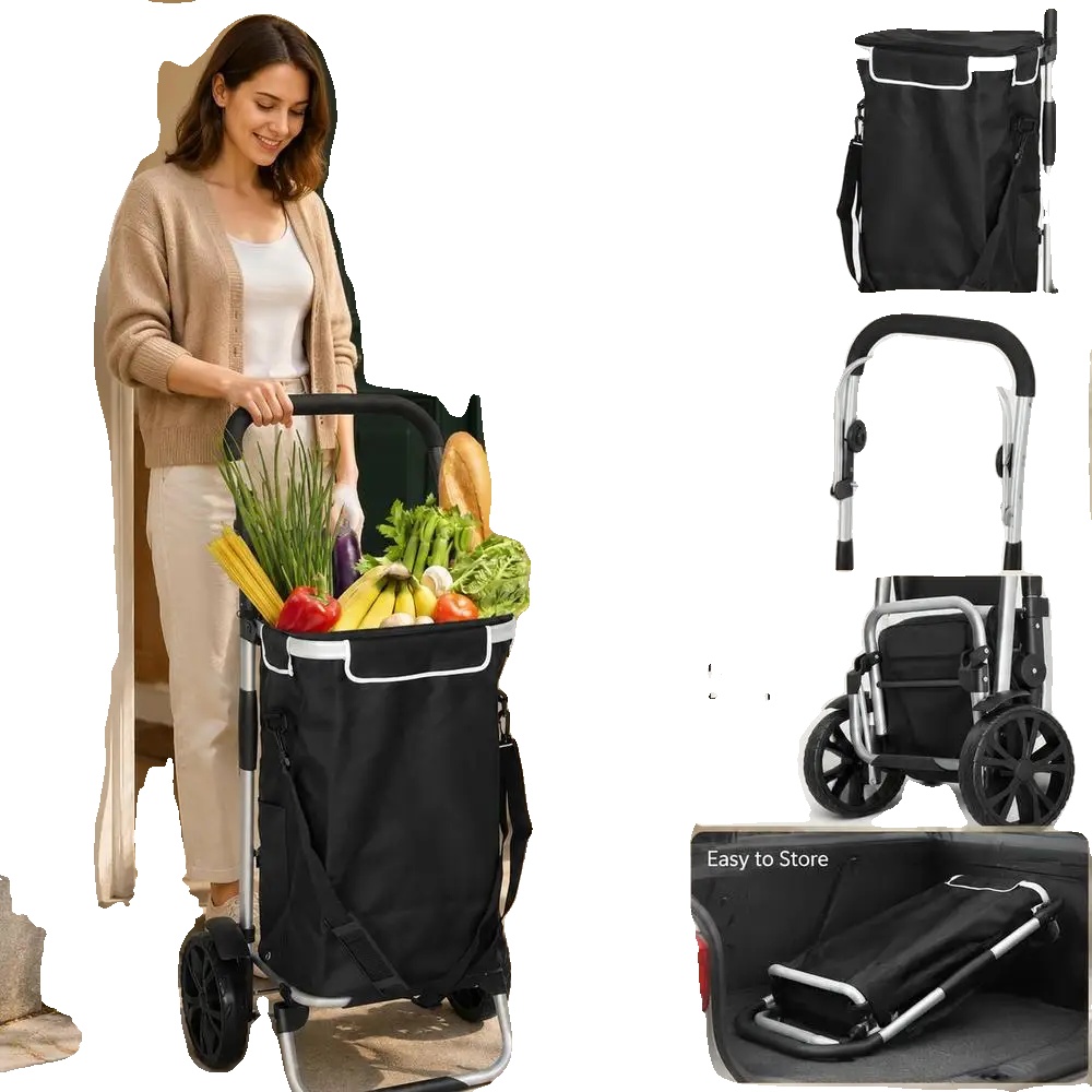 Einkaufswagen, Faltbares Design, Isolierter Fach, K7403