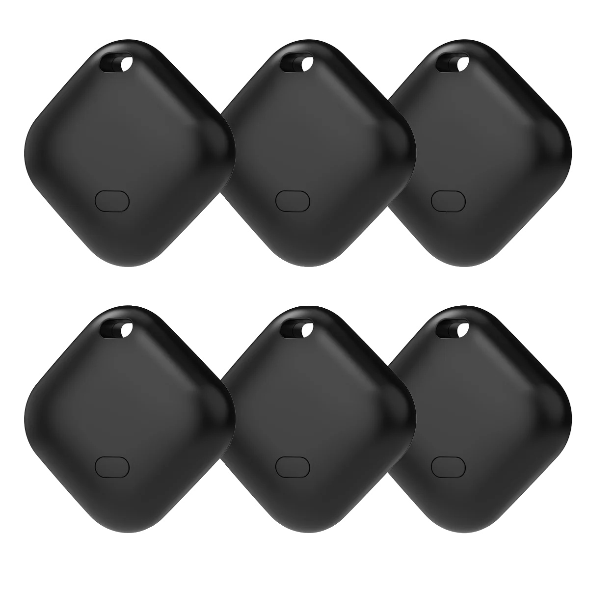 Smart Tracker, Bluetooth-verbindung, Mfi-zertifizierung, 6 Stück Schwarz