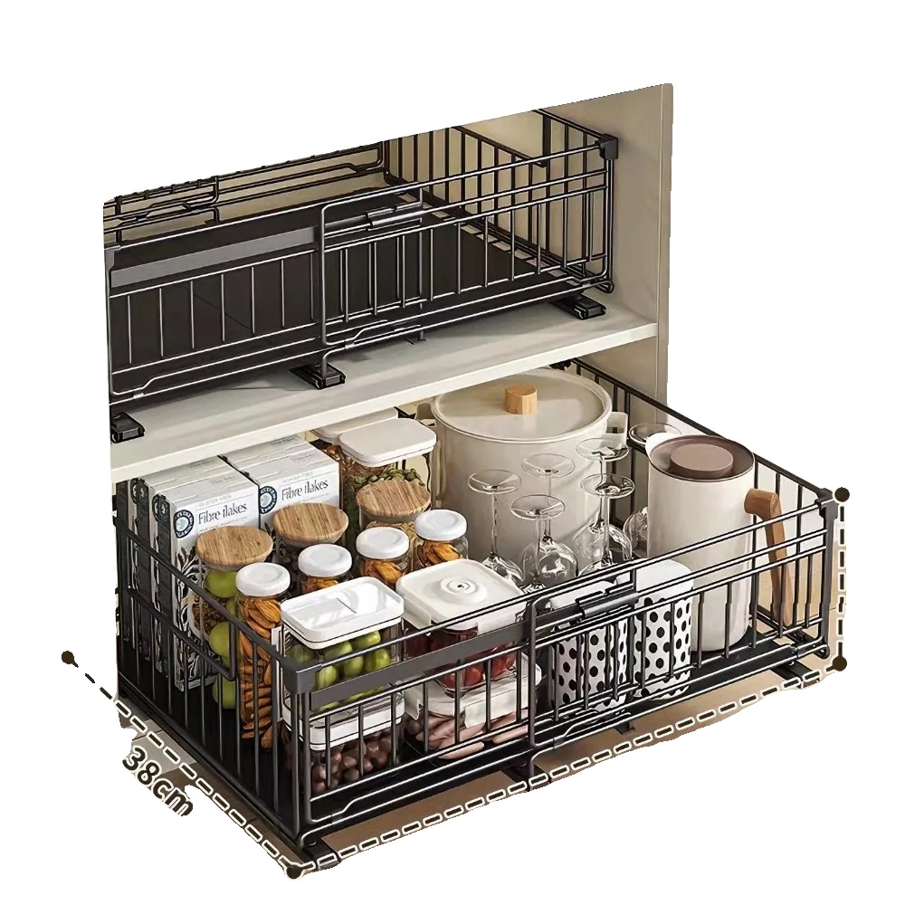 Lagerregal, Ausziehbares Design, Robuste Konstruktion, Rack-2stück