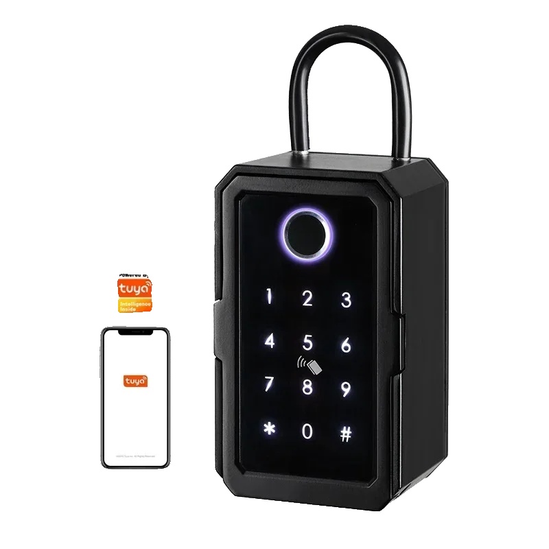 Schlüsselsafe, Mehrere Entsperroptionen, Langlebiges Design, Tuya App Schloss