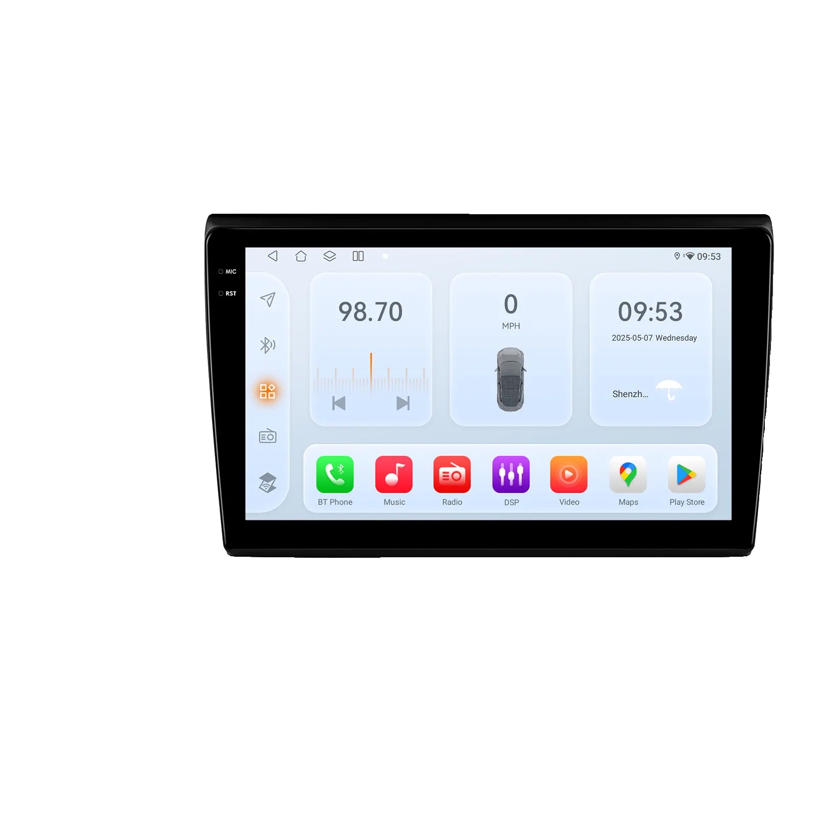 Autoradio, 2k Bildschirm, Navigationssystem, Kompatibel Mit Fiat Bravo 2007-2014, Qs6 6115system