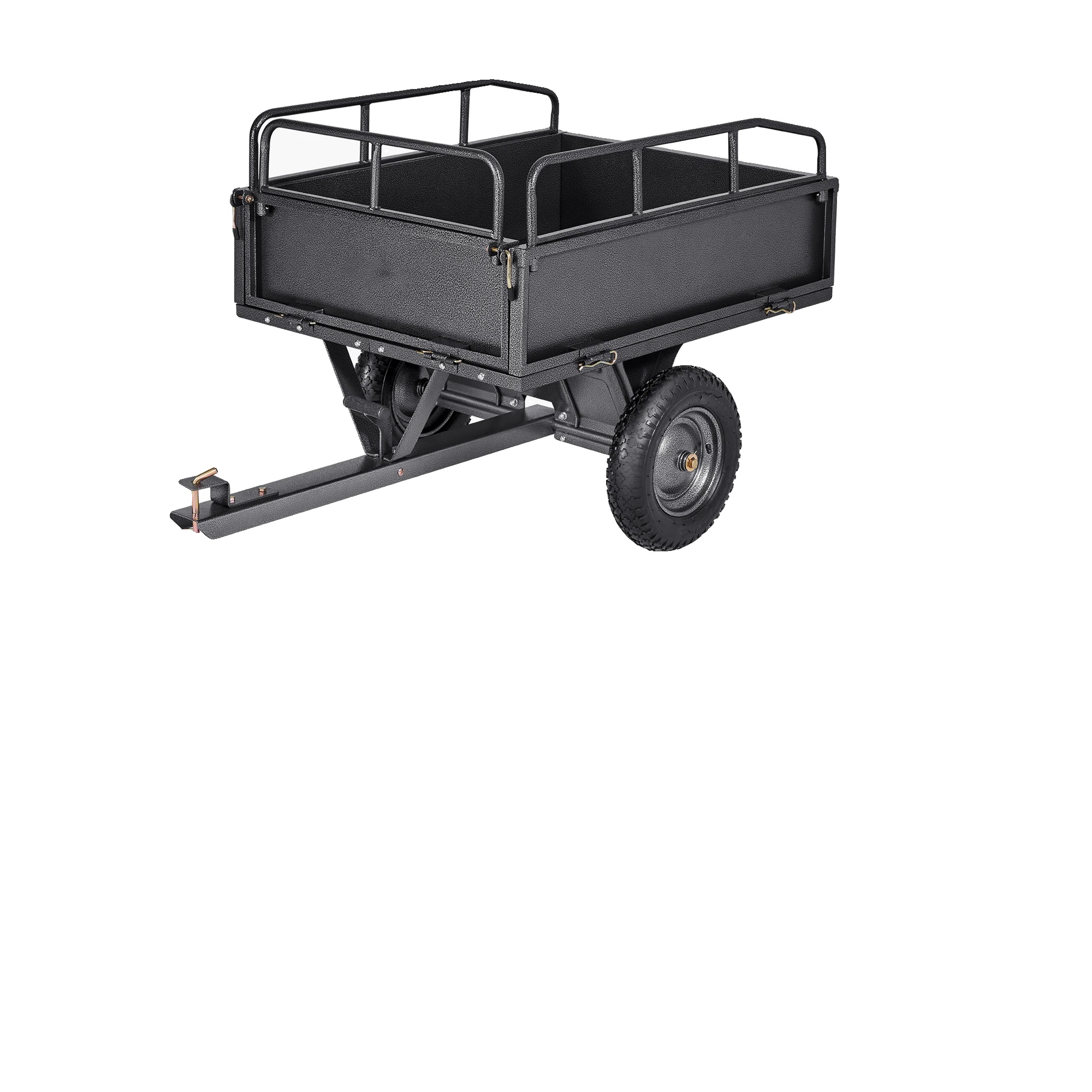Gartenanhänger, Robuste Stahlkonstruktion, 272 Kg Tragfähigkeit, 10cu.ft