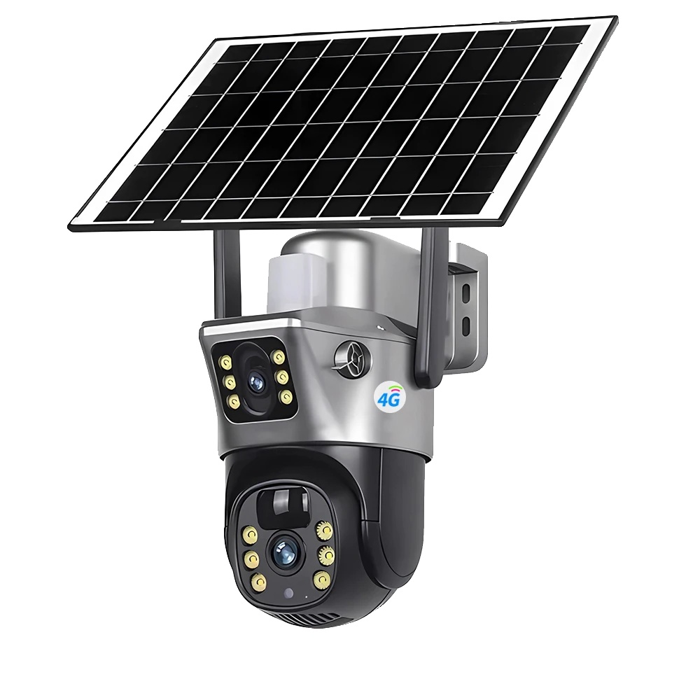Solar-kamera, 8mp Bildgebung, Dual-linsen Nachtsicht, 4g Kamera Ohne Karte