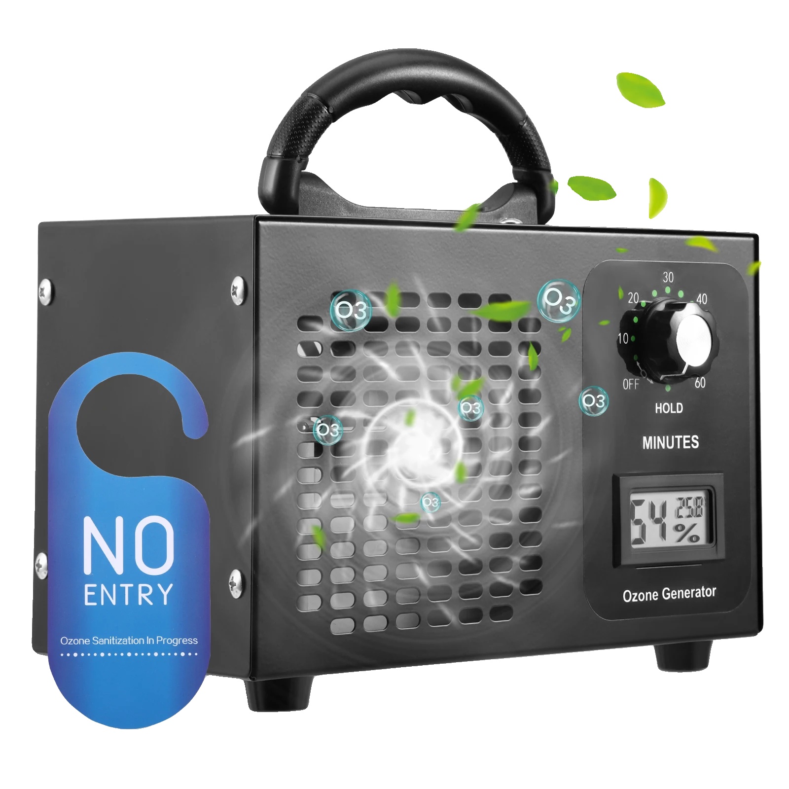 Tragbarer Ozon-generator, 60.000 Mg/h Ausstoß, 220v Eu