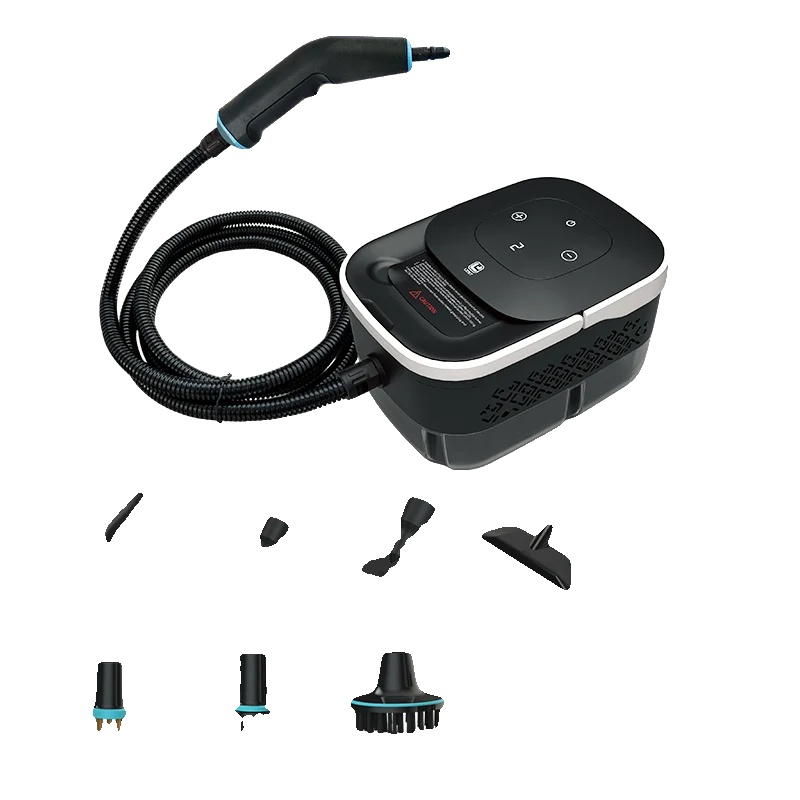 Dampfreiniger, Tragbares Design, Verlängerte Dampfdauer, Schwarz, 220v-240v Eu-stecker
