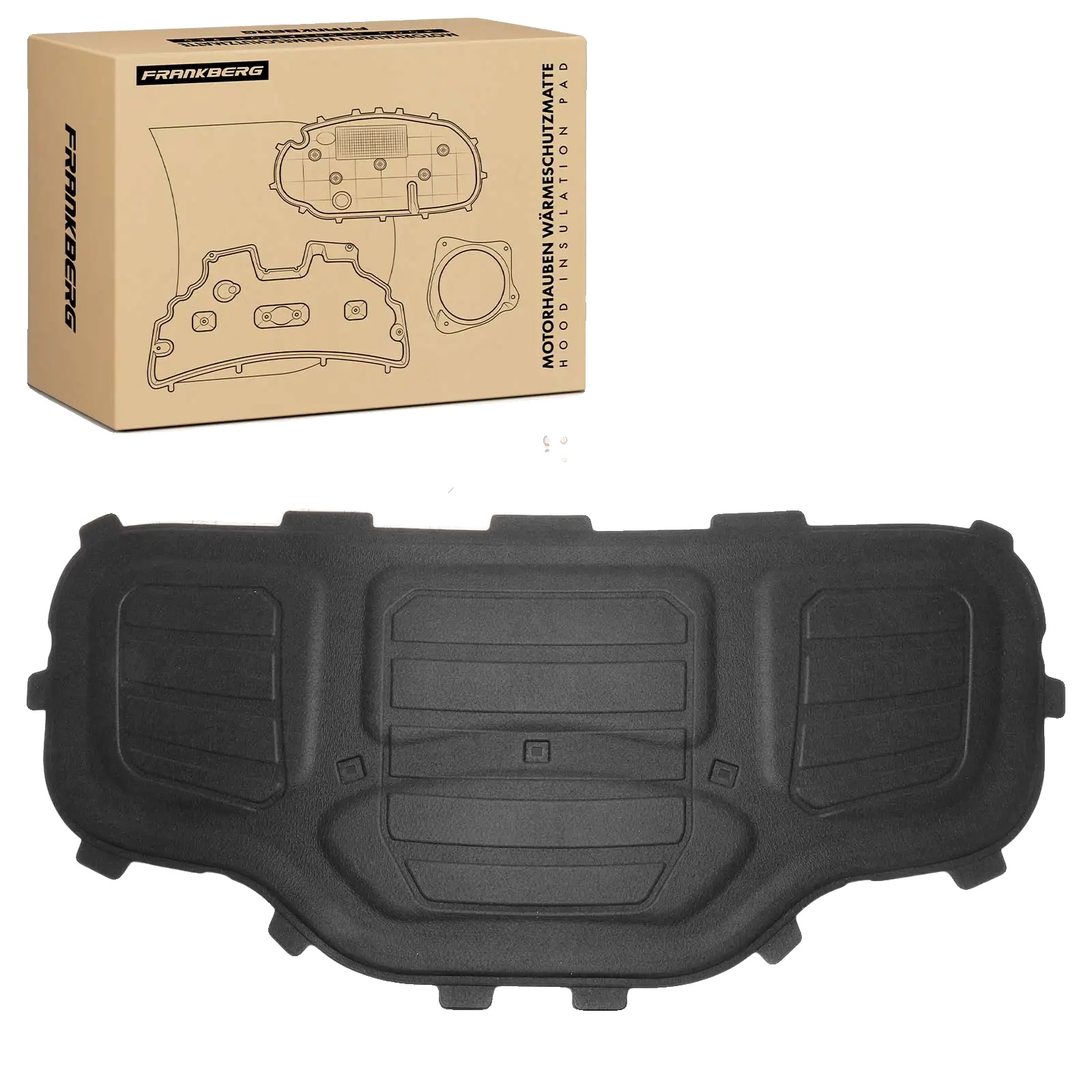 Isoliermatte, Material: Pu, Farbe: Schwarz, Einbauposition: Motorhaube, Kompatibilität: Audi Q5 Fyb Fyg 2.0l 3.0l, Oem-nummer: 80a863825