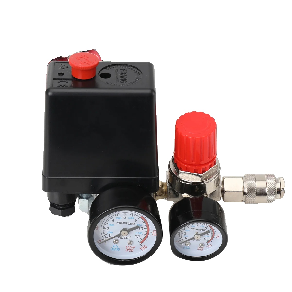 Druckregelventil, Maximaldruck 8,0 Bar, Einstellbarer Druck 5,0 Bis 8,0 Bar, Betriebsspannung 230 V, Stromstärke 20 A, Schutzart Ip44