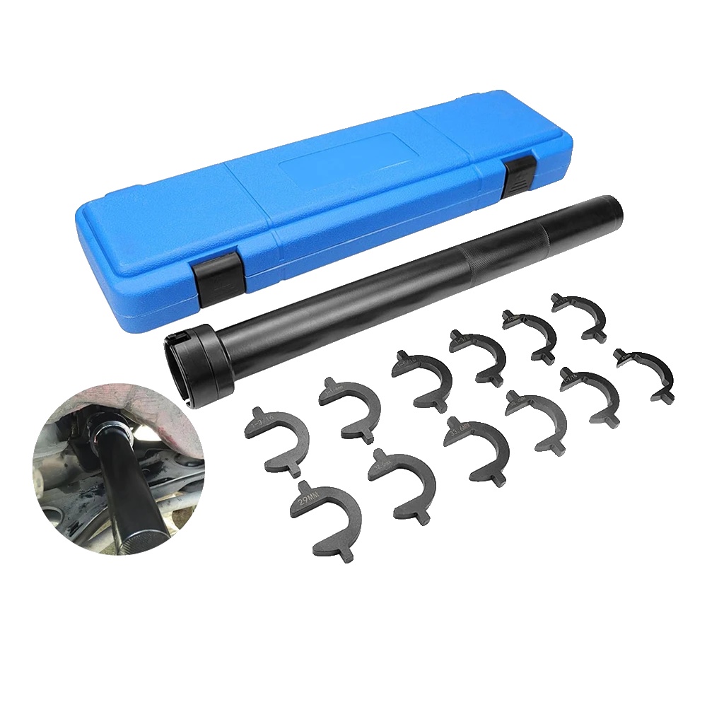 Kugelkopf-extractor-set, 13 Teile, 20 Zoll Lang, Kompatibel Mit 1/2 Zoll Antriebs-schlüsseln, 12 Crowfoot-adaptern, Langlebige Konstruktion Aus