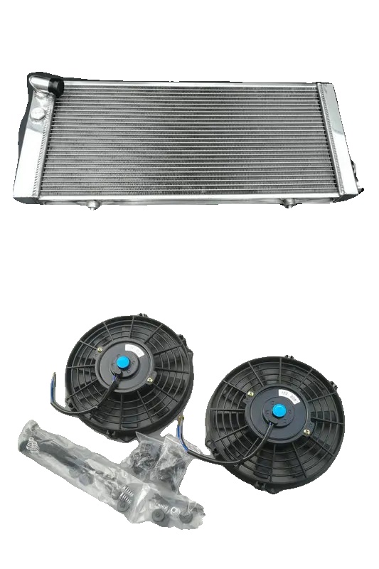 Heizkörper, Aluminiumkonstruktion, Verbesserte Kühlleistung, Schwarz