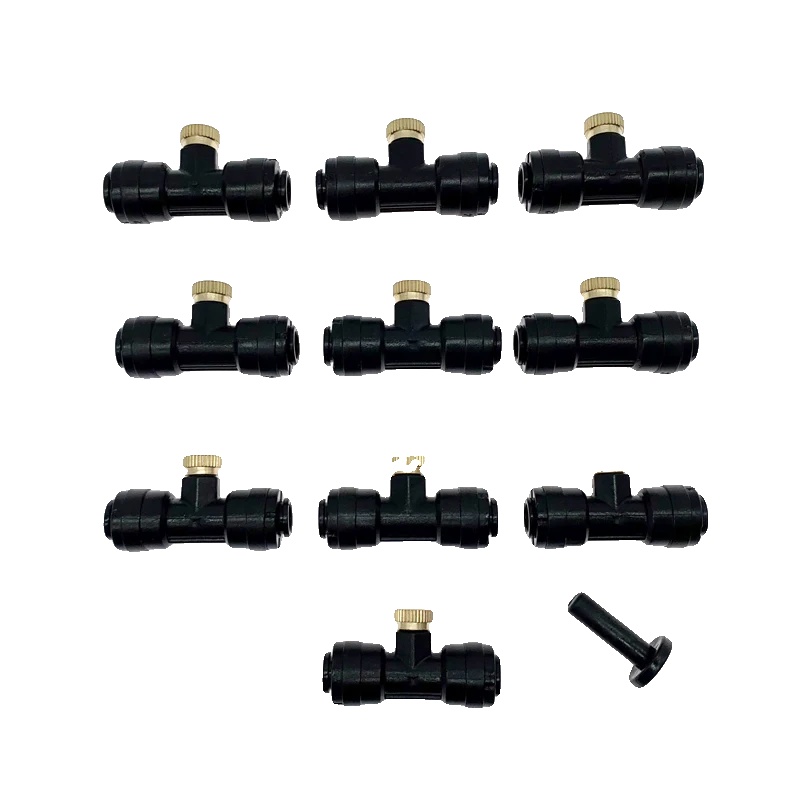 Nebel-düsen, Einfache Installation, Wasser-effiziente Leistung, 10stück 0.4mm Schwarz