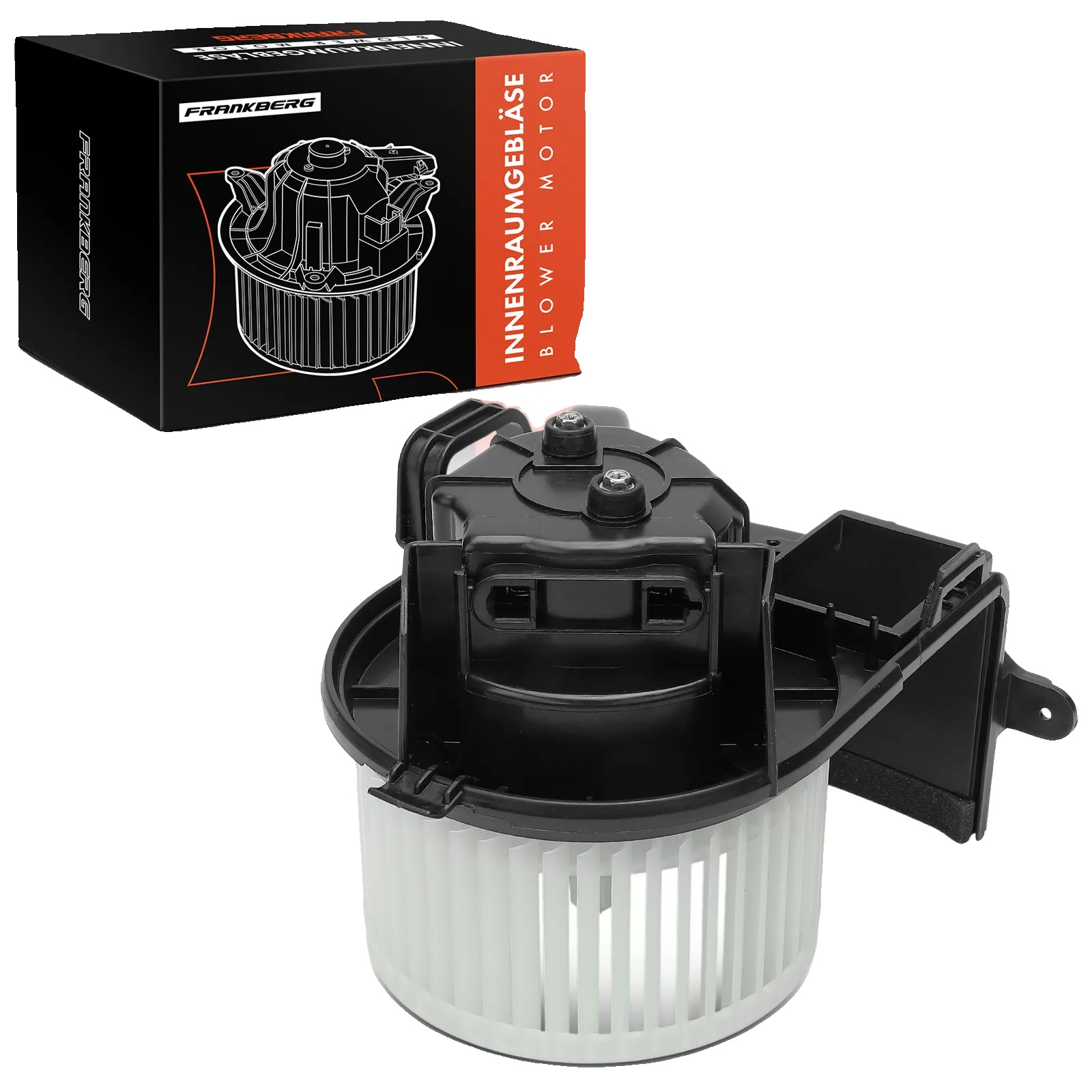 Innengebläsemotor, Durchmesser 140 Mm, Spannung 12 V, Nennleistung 252 W, 2 Anschlusskontakte, Linksrotation
