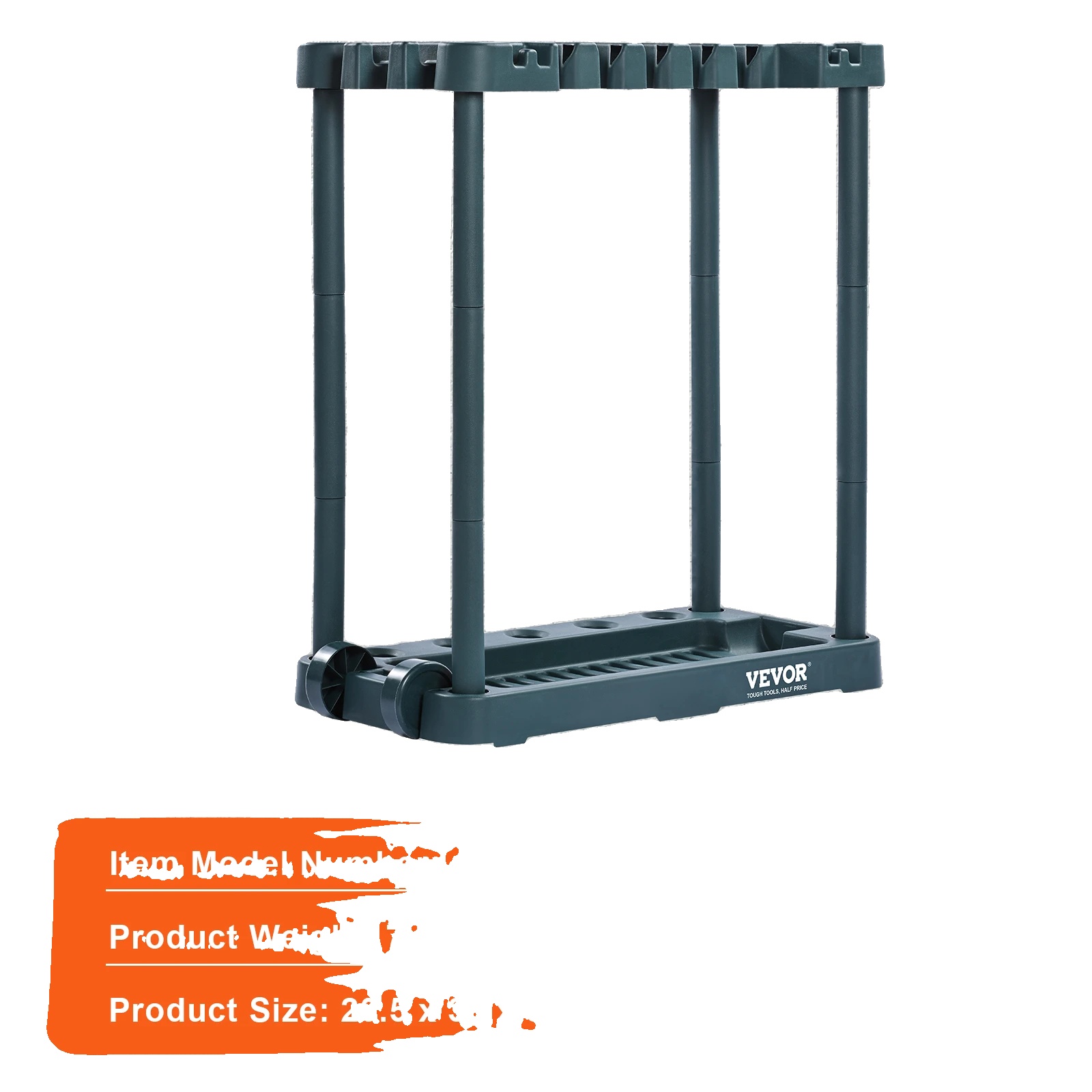 Werkzeugorganisator, 10 Fächer, Umweltfreundliches Design, 10 Slots