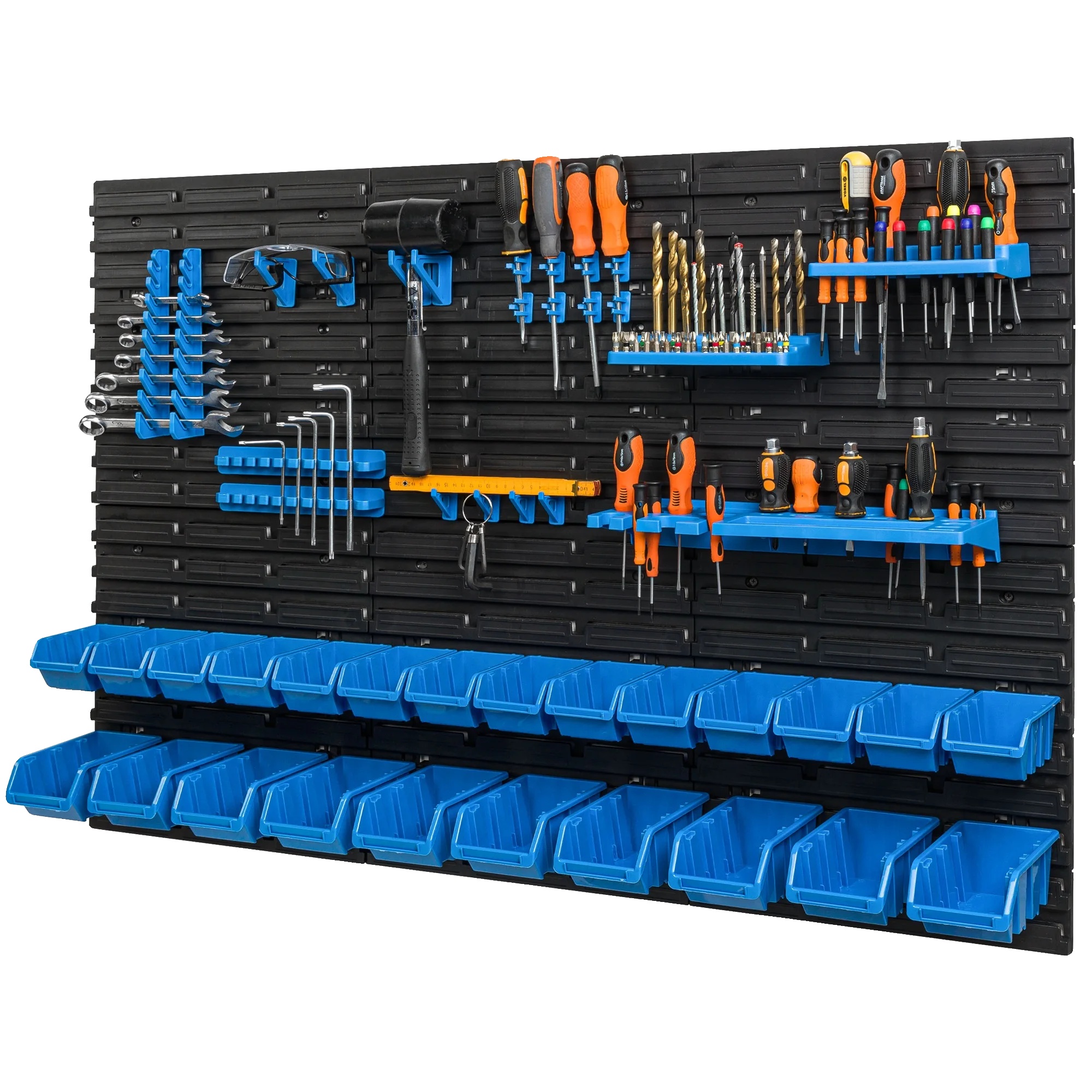 Werkstattboard, 115 X 78 Cm, Kunststoffmaterial, Werkzeugorganisation, Leicht Montierbar, Mobiles Setup