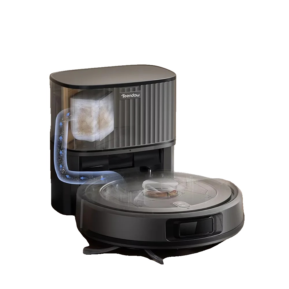 Robotersauger Wischmopp, 4500pa Saugkraft, 50w Leistungsaufnahme, 2600mah Akku, Laufzeit 60-180min, Kompatibilität Mit Tuya Und Sprachassistenten