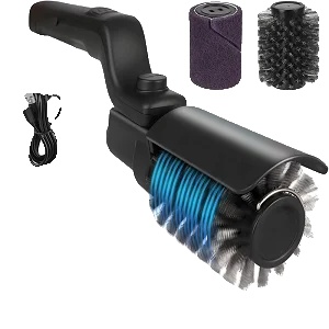 Elektrische Grillbürste, Verstellbarer Winkel, Kabelloses Design, Schwarz