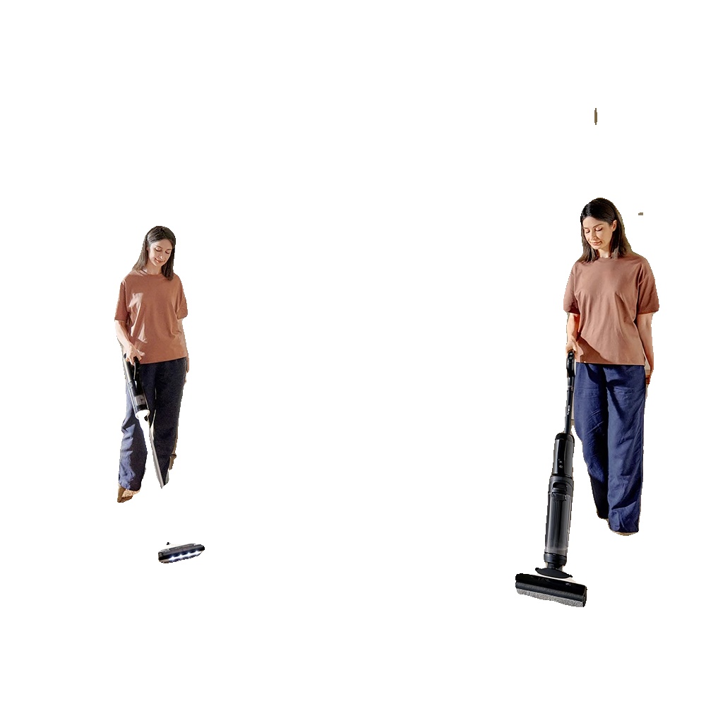 Nass-trockensauger, 5-in-1 Reinigungsfähigkeit, 21,6v Batterespannung, Abmessungen 10,24 X 12,6 X 43,3 Zoll, Geeignet Für Verschiedene Bodenarten,