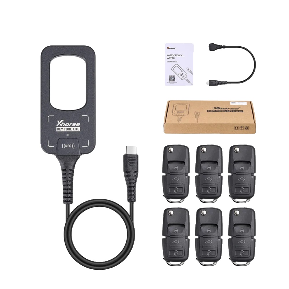 Key Tool Lite, Transponder-generierung, Frequenzdetektion, Mit 6 Tasten
