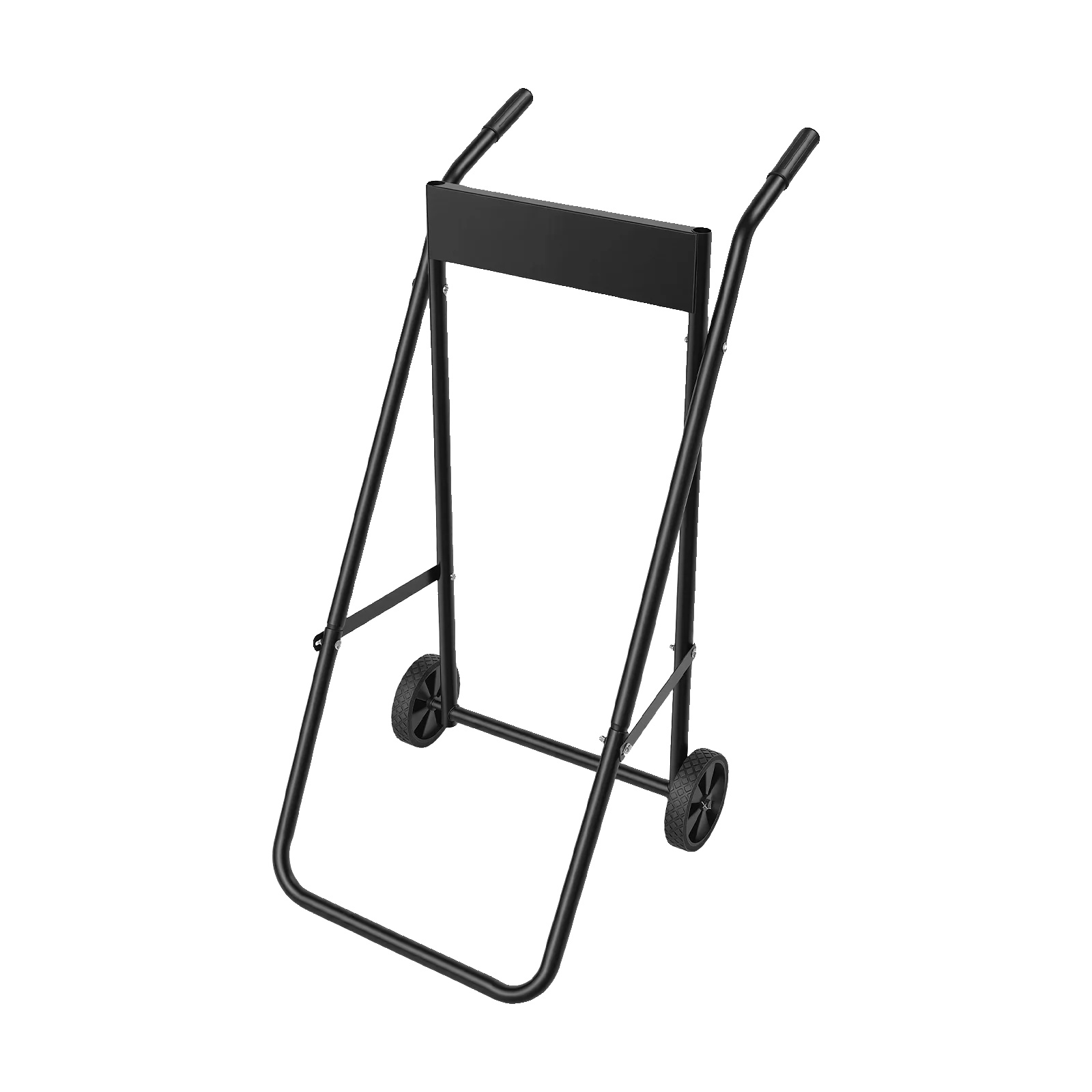 Außenbordmotorwagen, Faltbares Design, 40 Kg Tragfähigkeit, Schwarz