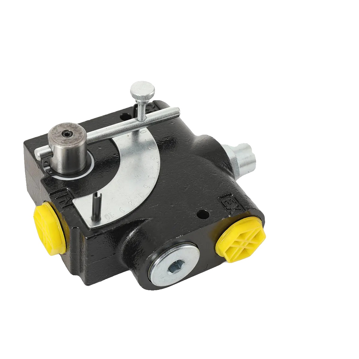 Hydraulikmotor Durchflussregelventil, 3/4 Zoll Anschlussgröße, Variable Durchflussregelung, Geeignet Für Hydraulische Systeme, Messingkonstruktion,