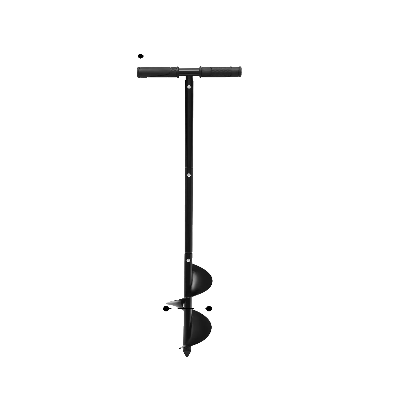 Gartenbohrer, Umweltfreundliches Design, Ergonomischer Griff, Schwarz