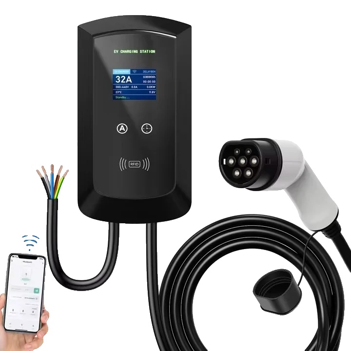 Ladestation Für Elektrofahrzeuge, 22kw Leistung, Intelligente Überwachung, 22kw Kein Stecker, Typ2