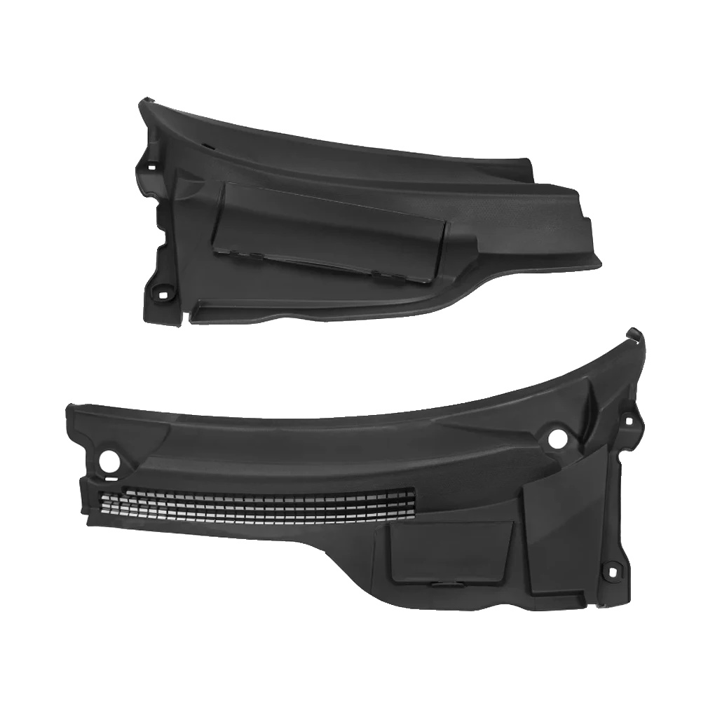 Haubenpaneel, Langlebiges Design, Effizientes Regenwassermanagement, Schwarz