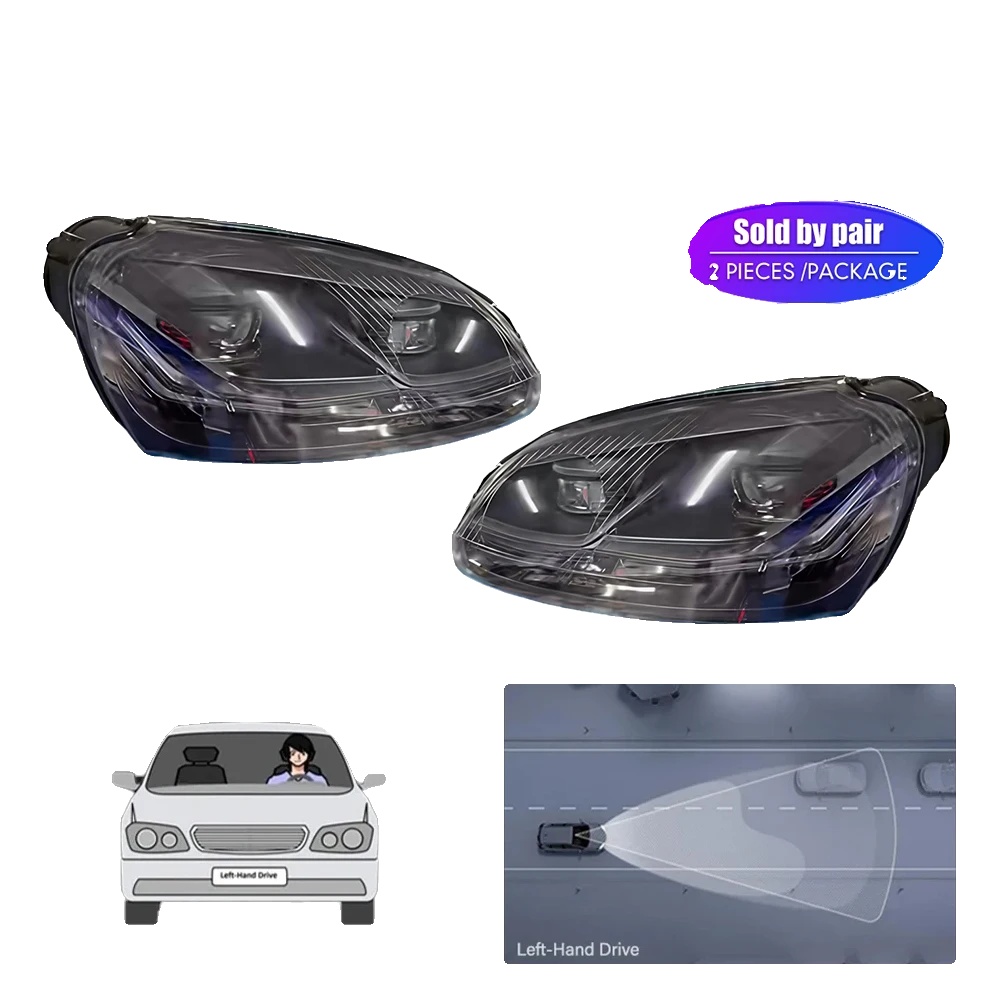 Scheinwerfergehäuse, Led-technologie, Plug-and-play-installation, Schwarze Linie Led Linse