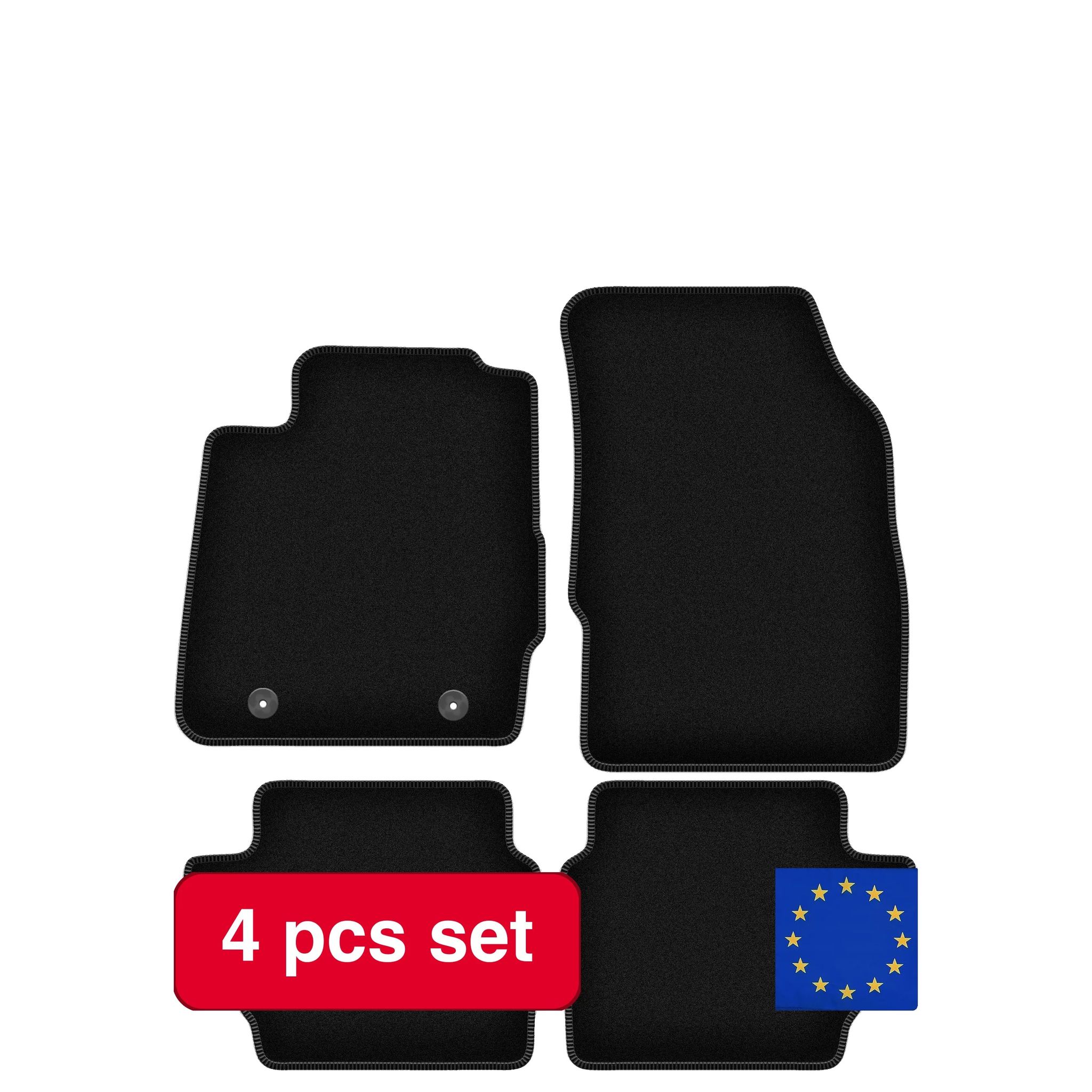 Mats, Surround Style, Grundlegender Fußbodenschutz, Schwarz