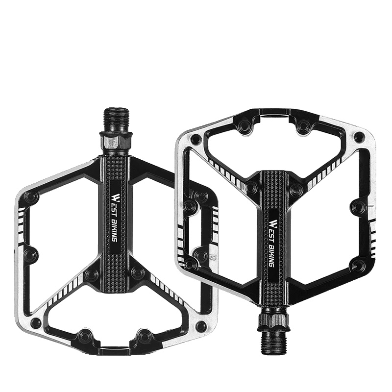 Fahrradpedale, Rutschfestes Design, Ultraleichte Konstruktion, Schwarz