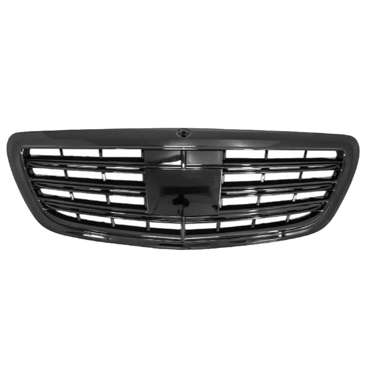 Frontgrill, Kompatibel Mit Mercedes-benz W222, Langlebiges Abs-kunststoff, Glänzendes Schwarz
