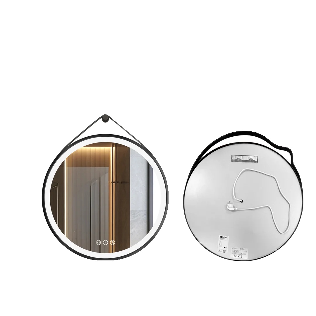 Beleuchteter Badezimmerspiegel, Touch-sensor, Anti-beschlag, 60cm (24inch), Aluminium
