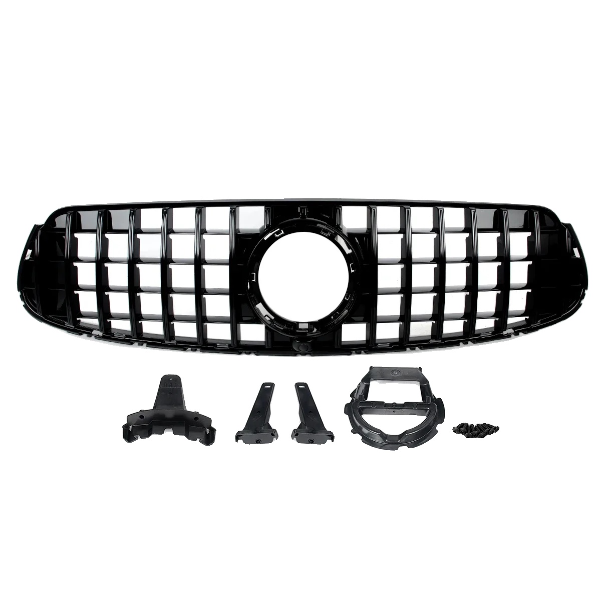 Frontstoßstangen-grill, Glänzende Schwarze Oberfläche, Verbesserter Luftstrom, Glänzend Schwarz