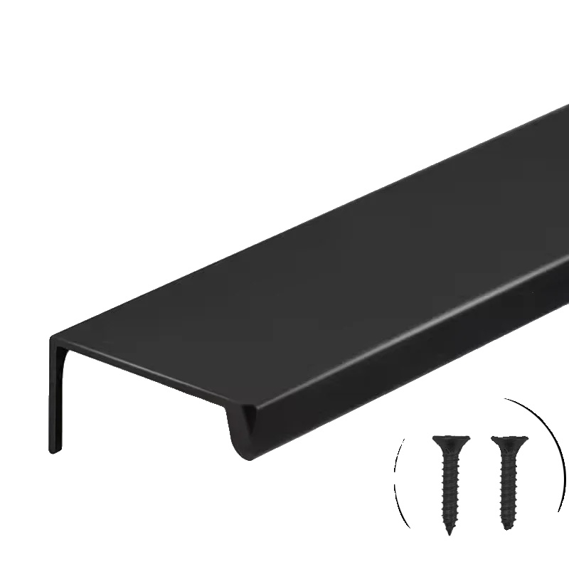 Möbelgriff & -knopf, Modernes Design, Langlebige Aluminiumlegierung, 15cm-schwarz, 10 Sets-b