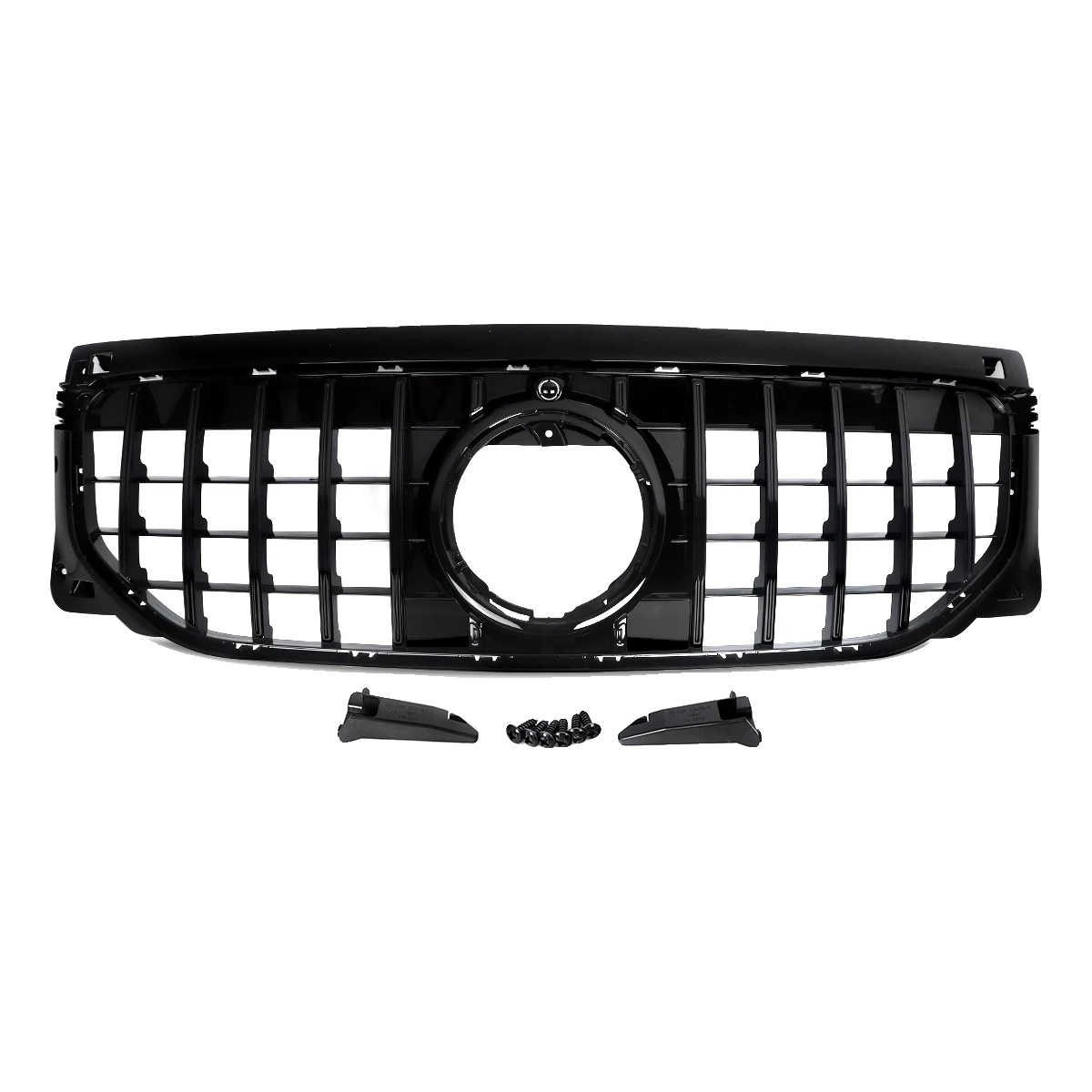 Frontgrill, Abs-material, Kompatibel Mit Mercedes Benz Glb-klasse, Glänzendes Schwarz