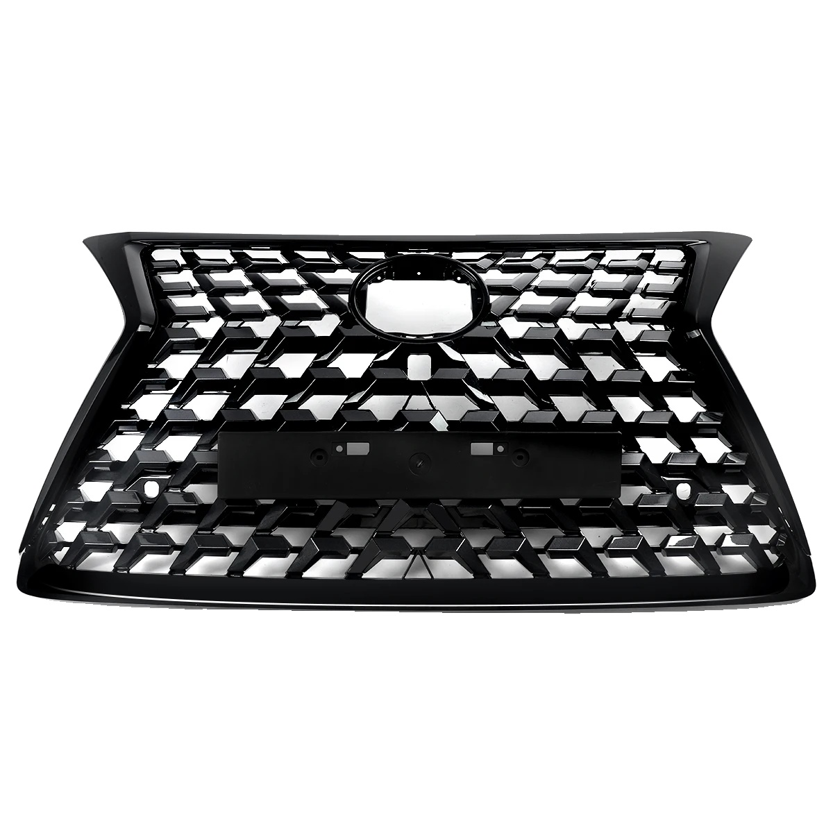 Vordere Obere Kühlergrill, Kompatibel Mit Lexus Gx460 2014-2022, Langlebiges Abs-kunststoff, Glänzendes Schwarz