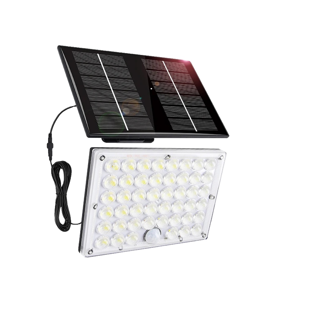 Solar-flutlicht, Bewegungsmelder, Ip65 Wasserdicht, 1pack 184led